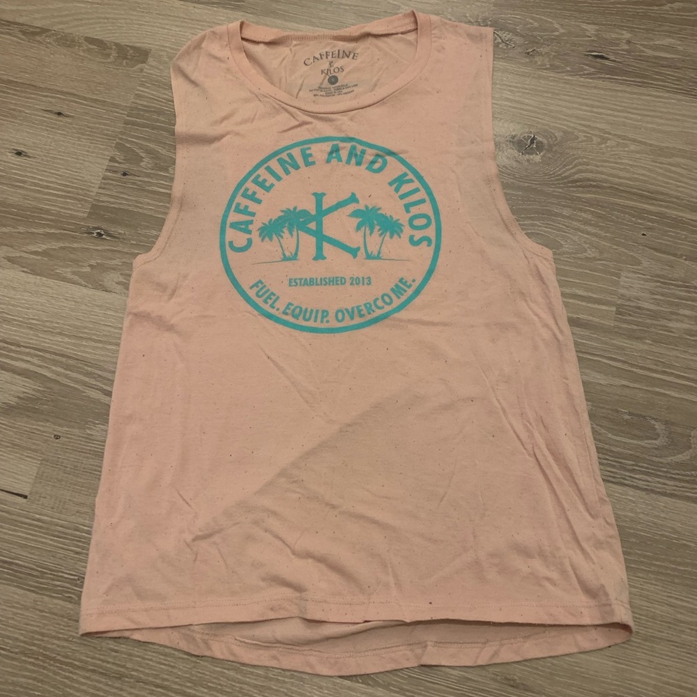 Caffeine & Kilos Women’s Workout Tank Top, Special Tropical Edition
